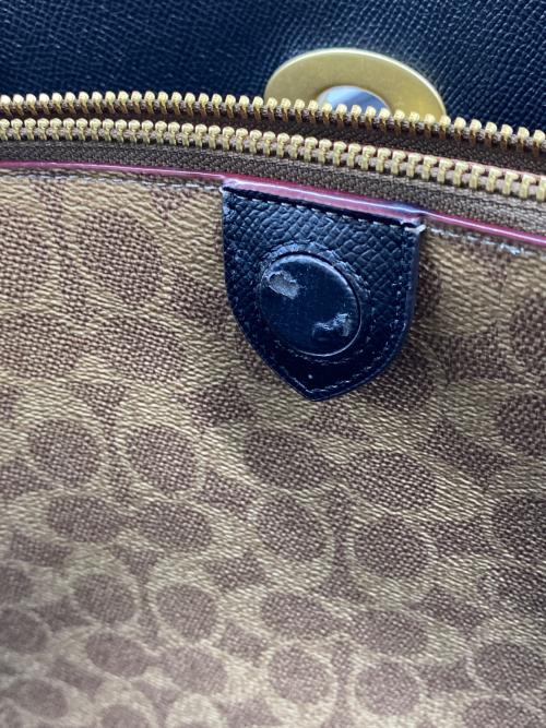 COACH（コーチ）COACH (コーチ) ハンドバッグ ベージュの古着・服飾アイテム