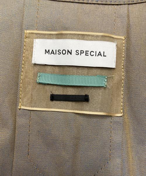 MAISON SPECIAL（メゾンスペシャル）MAISON SPECIAL (メゾンスペシャル) MAISON SPECIAL　ステンカラーコート ブラウン サイズ:Freeの古着・服飾アイテム