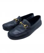 GUCCIグッチ）の古着「ビットローファー」｜ブラック