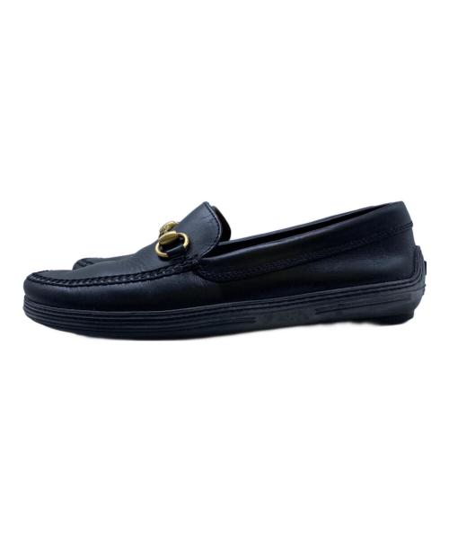 GUCCI（グッチ）GUCCI (グッチ) ビットローファー ブラック サイズ:７Mの古着・服飾アイテム