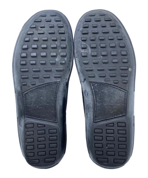 GUCCI（グッチ）GUCCI (グッチ) ビットローファー ブラック サイズ:７Mの古着・服飾アイテム