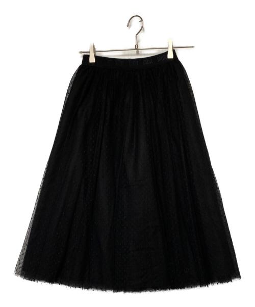 Dior（ディオール）DIOR (ディオール) チュールスカート ブラック サイズ:10の古着・服飾アイテム