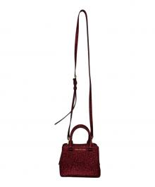 MICHAEL KORS（マイケル・コース）の古着「ラメショルダーバッグ」｜レッド