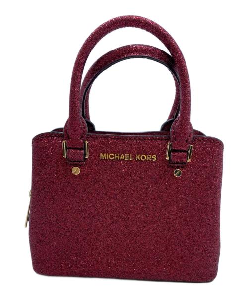 MICHAEL KORS（マイケル・コース）MICHAEL KORS (マイケル・コース) ラメショルダーバッグ レッドの古着・服飾アイテム