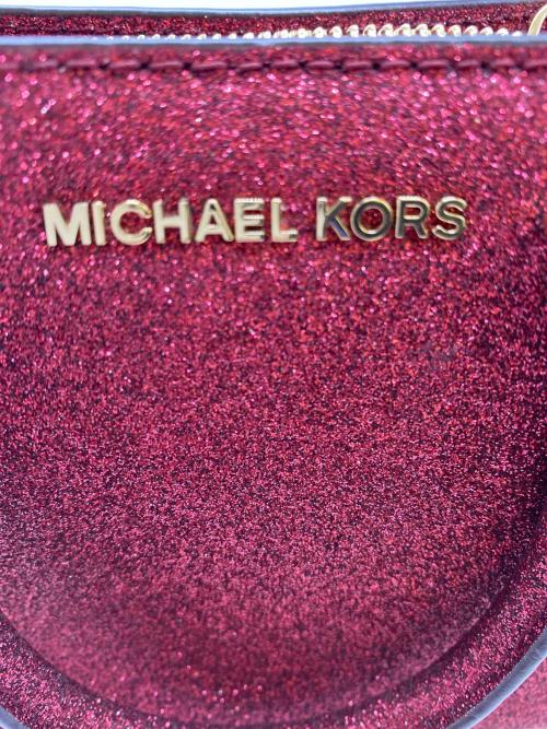 MICHAEL KORS（マイケル・コース）MICHAEL KORS (マイケル・コース) ラメショルダーバッグ レッドの古着・服飾アイテム