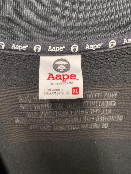 A BATHING APE（アベイシングエイプ）A BATHING APE (アベイシングエイプ) 厚手カーディガン ブラック サイズ:XLの古着・服飾アイテム