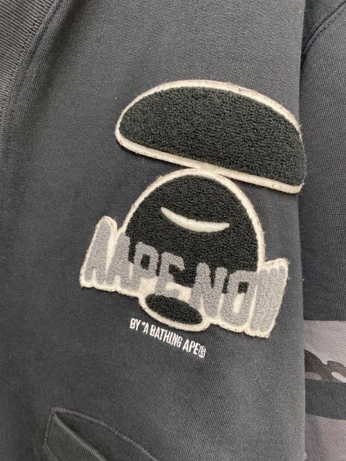 A BATHING APE（アベイシングエイプ）A BATHING APE (アベイシングエイプ) 厚手カーディガン ブラック サイズ:XLの古着・服飾アイテム