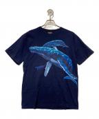 habitatハビタット）の古着「habitat　アニマルTEE」｜ネイビー