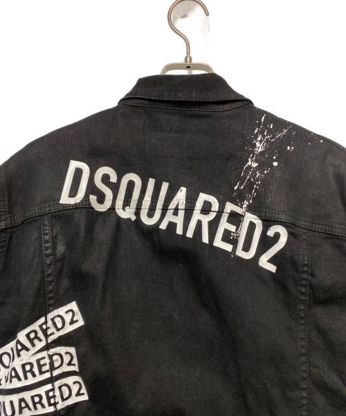 DSQUARED2（ディースクエアード）DSQUARED2 (ディースクエアード) DSQUARED2　デニムジャケット ブラック サイズ:SIZE 46の古着・服飾アイテム