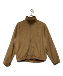 AVIREX（アヴィレックス）の古着「EMBOSS TRACK JACKE」｜ブラウン