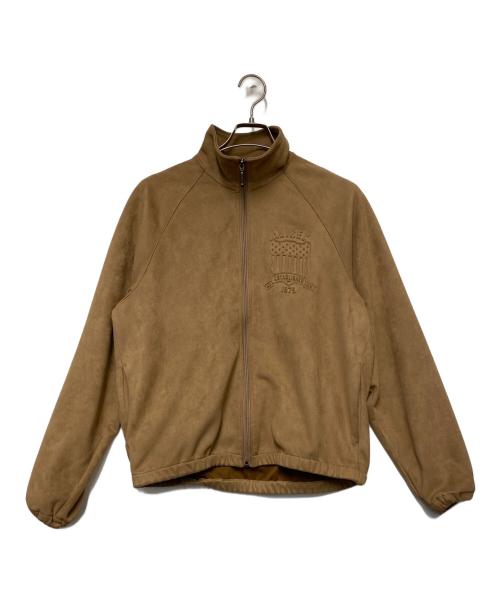 AVIREX（アヴィレックス）AVIREX (アヴィレックス) EMBOSS TRACK JACKE ブラウン サイズ:Mの古着・服飾アイテム
