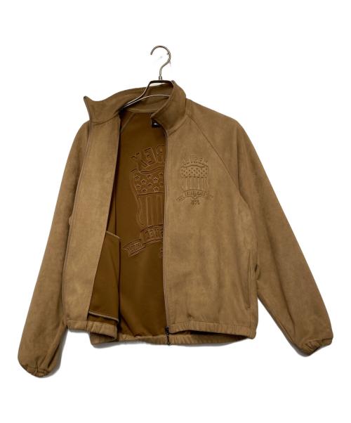 AVIREX（アヴィレックス）AVIREX (アヴィレックス) EMBOSS TRACK JACKE ブラウン サイズ:Mの古着・服飾アイテム