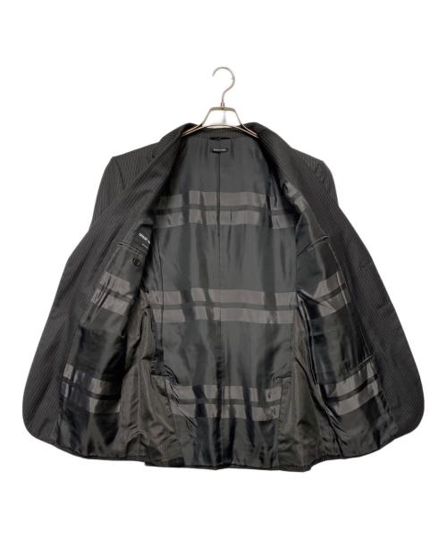 GIORGIO ARMANI（ジョルジョアルマーニ）GIORGIO ARMANI (ジョルジョアルマーニ) 2Bセットアップスーツ ブラック サイズ:56の古着・服飾アイテム