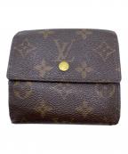 LOUIS VUITTONルイ ヴィトン）の古着「LOUIS VUITTON　ポルトフォイユ・エリーズ　2つ折り財布」｜ブラウン