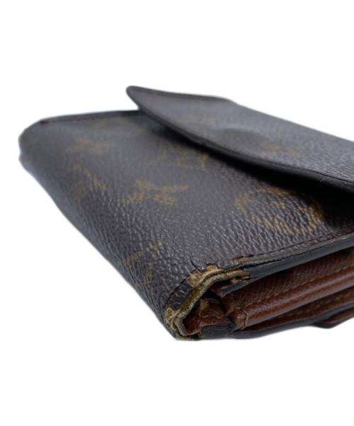 LOUIS VUITTON（ルイ ヴィトン）LOUIS VUITTON (ルイ ヴィトン) LOUIS VUITTON　ポルトフォイユ・エリーズ　2つ折り財布 ブラウンの古着・服飾アイテム