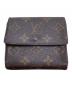 LOUIS VUITTON (ルイ ヴィトン) LOUIS VUITTON　ポルトフォイユ・エリーズ　2つ折り財布 ブラウン：5000円