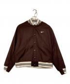 NIKEナイキ）の古着「バーシティジャケット」｜ブラウン