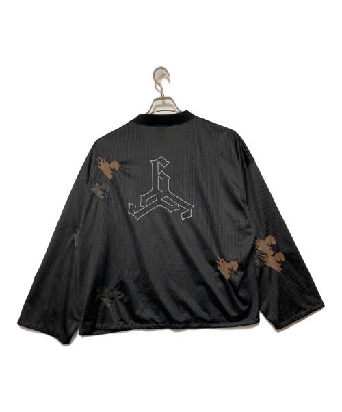 GOAT SAVE（ゴートセイブ）GOAT SAVE (ゴートセイブ) GOAT SAVE　メッシュカットソー ブラック サイズ:Lの古着・服飾アイテム