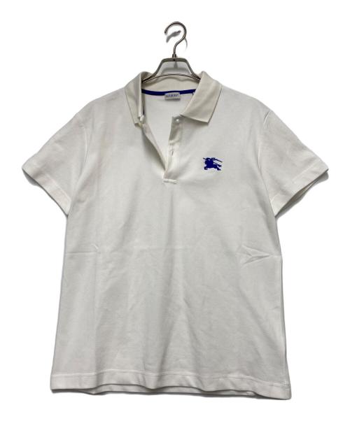 BURBERRY（バーバリー）BURBERRY (バーバリー) 半袖ポロシャツ ホワイト サイズ:Lの古着・服飾アイテム