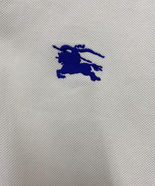 BURBERRY（バーバリー）BURBERRY (バーバリー) 半袖ポロシャツ ホワイト サイズ:Lの古着・服飾アイテム