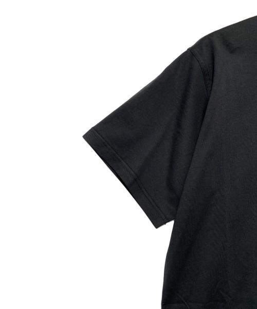 BURBERRY（バーバリー）BURBERRY (バーバリー) チェックポケットコットンTシャツ ブラック サイズ:Lの古着・服飾アイテム