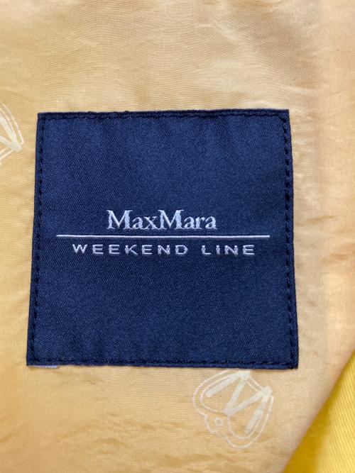 Max Mara WEEK END LINE（マックスマーラ ウイークエンドライン）MAX MARA WEEK END LINE (マックスマーラ ウイークエンドライン) MAX MARA WEEK END LINE　スプリングコート イエロー サイズ:SIZE 36の古着・服飾アイテム