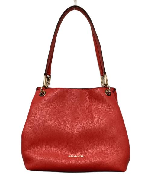 MICHAEL KORS（マイケル・コース）MICHAEL KORS (マイケル・コース) ケンジントン ラージ トートバッグ レッドの古着・服飾アイテム