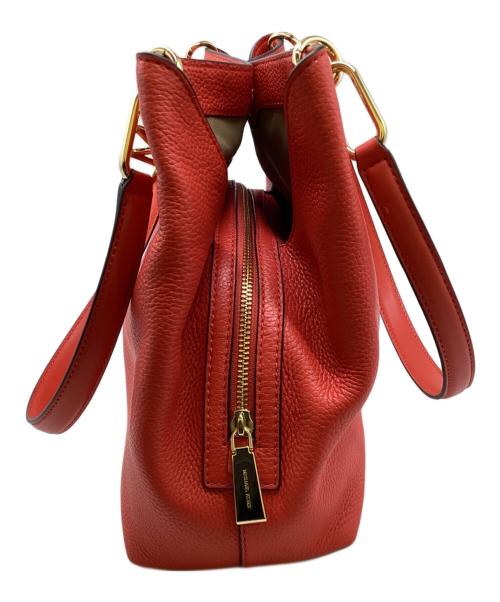 MICHAEL KORS（マイケル・コース）MICHAEL KORS (マイケル・コース) ケンジントン ラージ トートバッグ レッドの古着・服飾アイテム