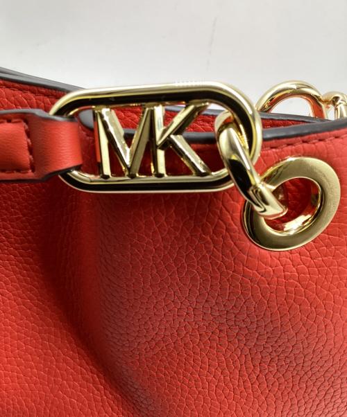 MICHAEL KORS（マイケル・コース）MICHAEL KORS (マイケル・コース) ケンジントン ラージ トートバッグ レッドの古着・服飾アイテム