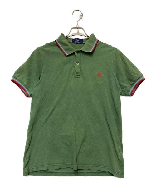 FRED PERRY（フレッドペリー）FRED PERRY (フレッドペリー) ポロシャツ グリーン サイズ:38の古着・服飾アイテム