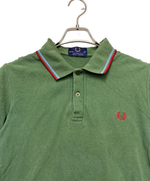 FRED PERRY（フレッドペリー）FRED PERRY (フレッドペリー) ポロシャツ グリーン サイズ:38の古着・服飾アイテム