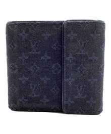 LOUIS VUITTON（ルイ ヴィトン）の古着「2つ折り財布」｜ネイビー