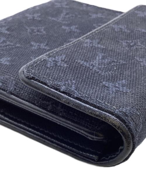 LOUIS VUITTON（ルイ ヴィトン）LOUIS VUITTON (ルイ ヴィトン) 2つ折り財布 ネイビーの古着・服飾アイテム