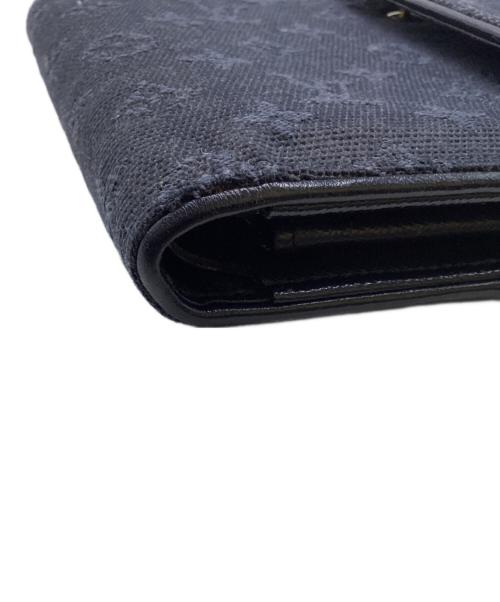 LOUIS VUITTON（ルイ ヴィトン）LOUIS VUITTON (ルイ ヴィトン) 2つ折り財布 ネイビーの古着・服飾アイテム
