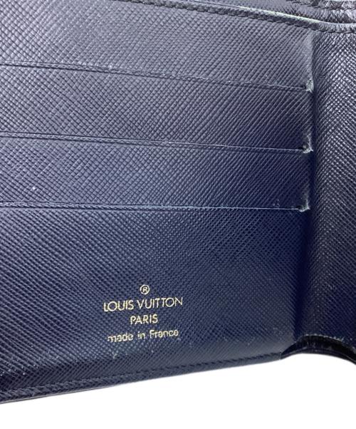 LOUIS VUITTON（ルイ ヴィトン）LOUIS VUITTON (ルイ ヴィトン) 2つ折り財布 ネイビーの古着・服飾アイテム