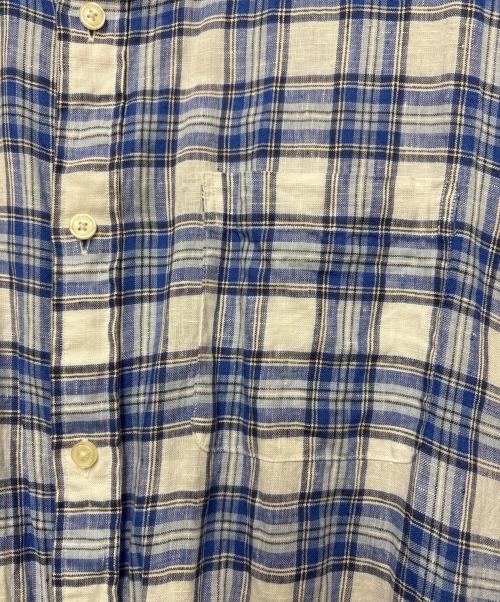BROOKS BROTHERS（ブルックスブラザーズ）BROOKS BROTHERS (ブルックスブラザーズ) 半袖シャツ ホワイト×ブルー サイズ:XLの古着・服飾アイテム