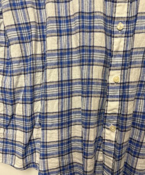 BROOKS BROTHERS（ブルックスブラザーズ）BROOKS BROTHERS (ブルックスブラザーズ) 半袖シャツ ホワイト×ブルー サイズ:XLの古着・服飾アイテム