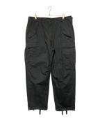 stussyステューシー）の古着「Ripstop Military Cargo」｜ブラック