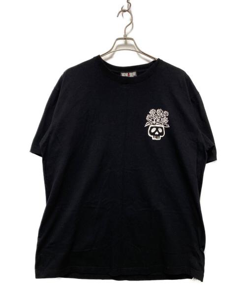 墓場画廊（ハカバガロウ）墓場画廊 (ハカバガロウ) プリントTシャツ ブラック サイズ:XXLの古着・服飾アイテム