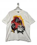stussyステューシー）の古着「プリントTシャツ」｜ホワイト