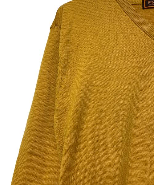 Yves Saint Laurent（イヴサンローラン）Yves Saint Laurent (イヴサンローラン) 厚手ニット マスタード サイズ:Mの古着・服飾アイテム
