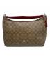 COACH（コーチ）の古着「2WAYバッグ」｜ベージュレッド