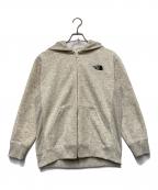 THE NORTH FACEザ ノース フェイス）の古着「THE NORTH FACE　Square Logo FullZip」｜グレー