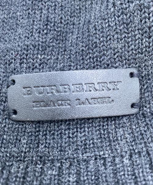 BURBERRY BLACK LABEL（バーバリーブラックレーベル）BURBERRY BLACK LABEL (バーバリーブラックレーベル) ニット帽 グレーの古着・服飾アイテム