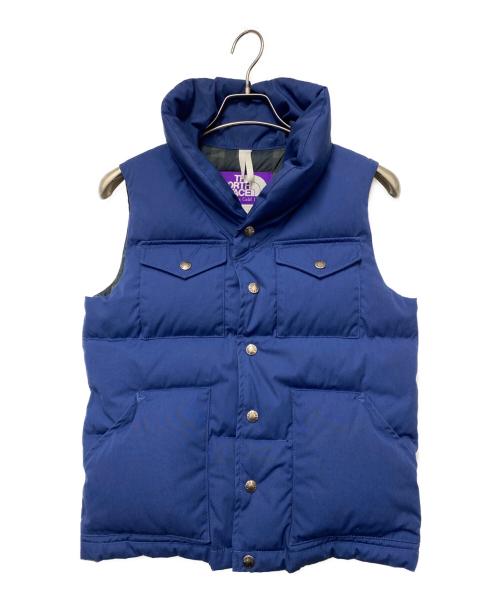THE NORTHFACE PURPLELABEL（ザ・ノースフェイス パープルレーベル）THE NORTHFACE PURPLELABEL (ザ・ノースフェイス パープルレーベル) ダウンベスト ネイビー サイズ:XSの古着・服飾アイテム