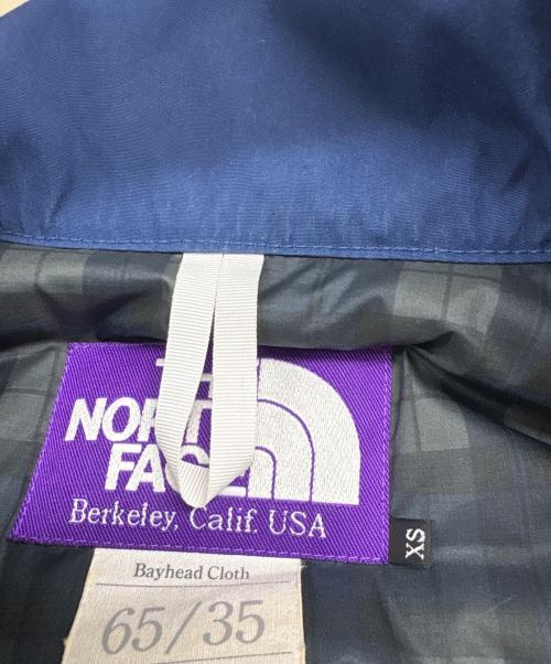 THE NORTHFACE PURPLELABEL（ザ・ノースフェイス パープルレーベル）THE NORTHFACE PURPLELABEL (ザ・ノースフェイス パープルレーベル) ダウンベスト ネイビー サイズ:XSの古着・服飾アイテム