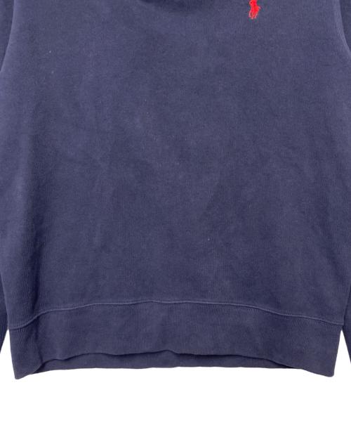 POLO RALPH LAUREN（ポロ・ラルフローレン）POLO RALPH LAUREN (ポロ・ラルフローレン) ショールカラーニット ネイビー サイズ:Lの古着・服飾アイテム