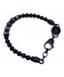 DIESEL (ディーゼル) ブレイブマン(モヒカン)ストーンブレスレット グリーン：8000円