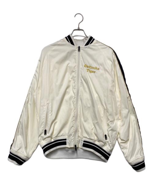 Onitsuka Tiger（オニツカタイガー）Onitsuka Tiger (オニツカタイガー) ボンバージャケット ホワイト サイズ:Lの古着・服飾アイテム