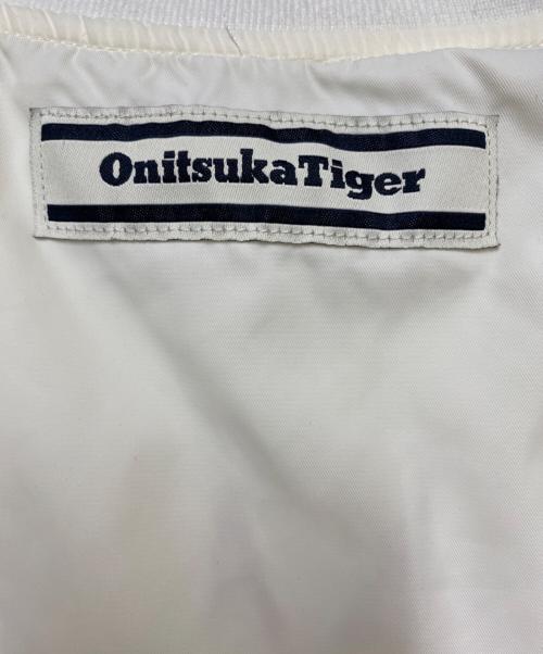 Onitsuka Tiger（オニツカタイガー）Onitsuka Tiger (オニツカタイガー) ボンバージャケット ホワイト サイズ:Lの古着・服飾アイテム